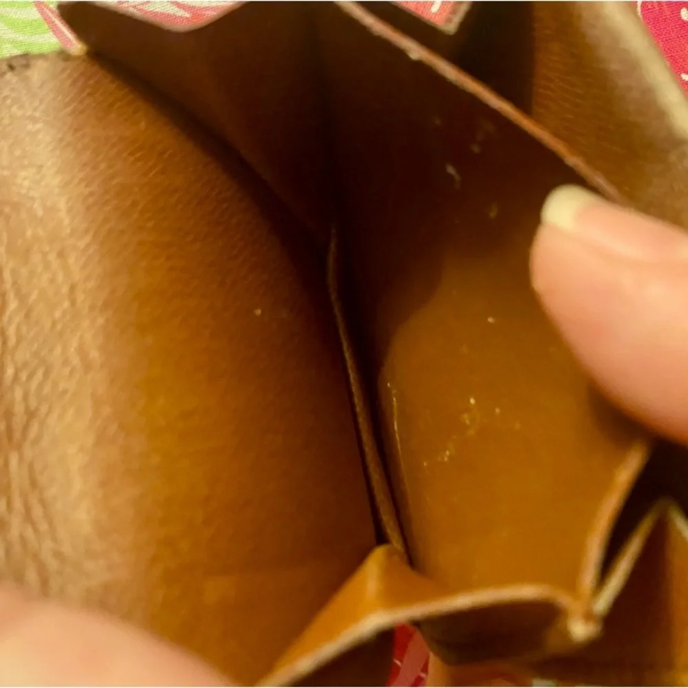 Louis Vuitton Brown and Gold Chain Wallet - Picture 7 of 11